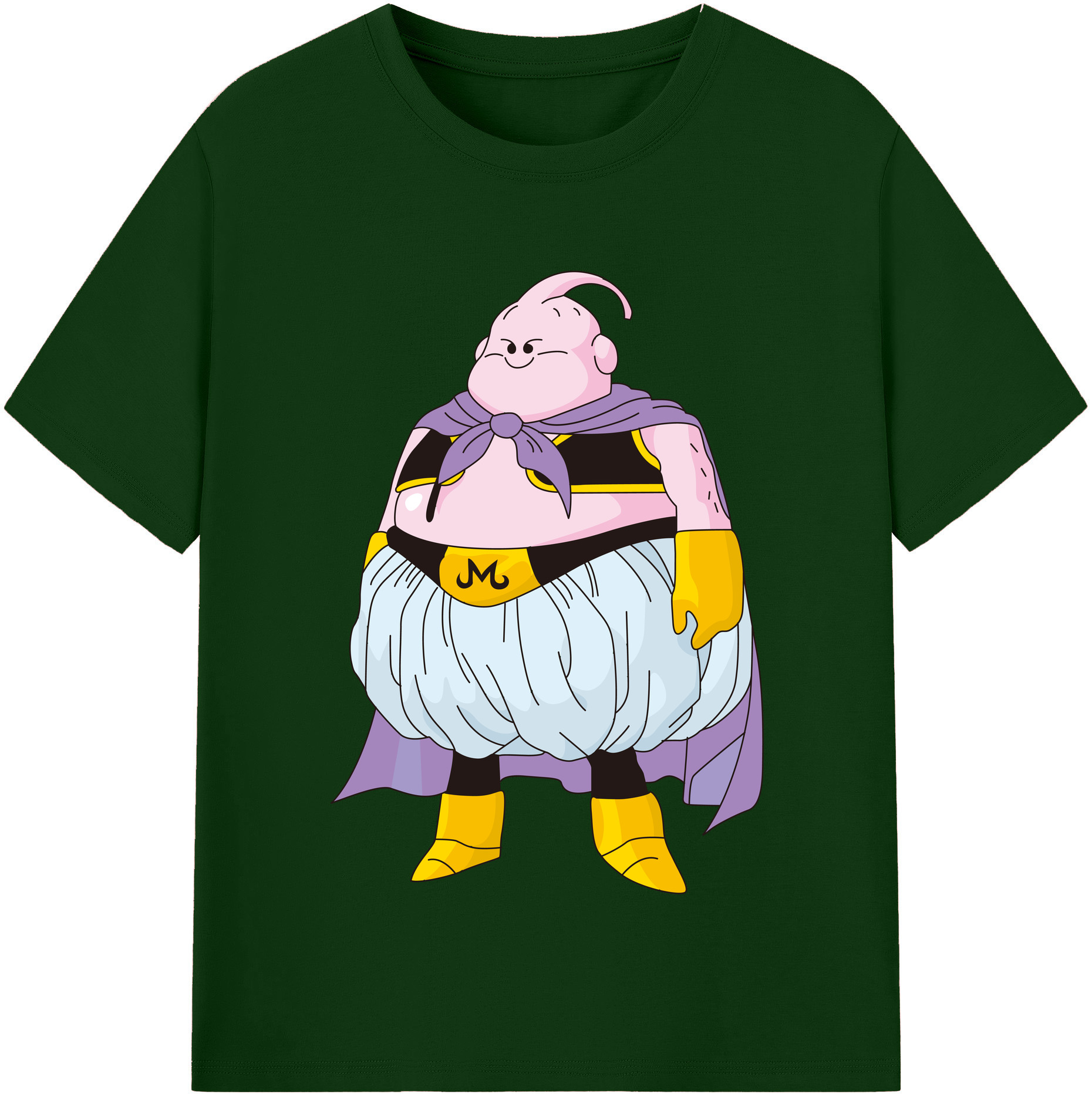 （画像用） ドラゴンボール 魔人ブウ DRAGON BALL Majin Buu 綿100％半袖Tシャツ（フロントプリント）